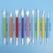 13 PCS Fondant Tool, Cake Decorating Hand Tool, Double Head Metal Ball, Gum Paste Modeling Tools